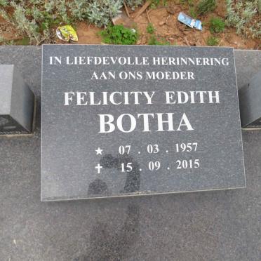 BOTHA Felicity Edith 1957-2015