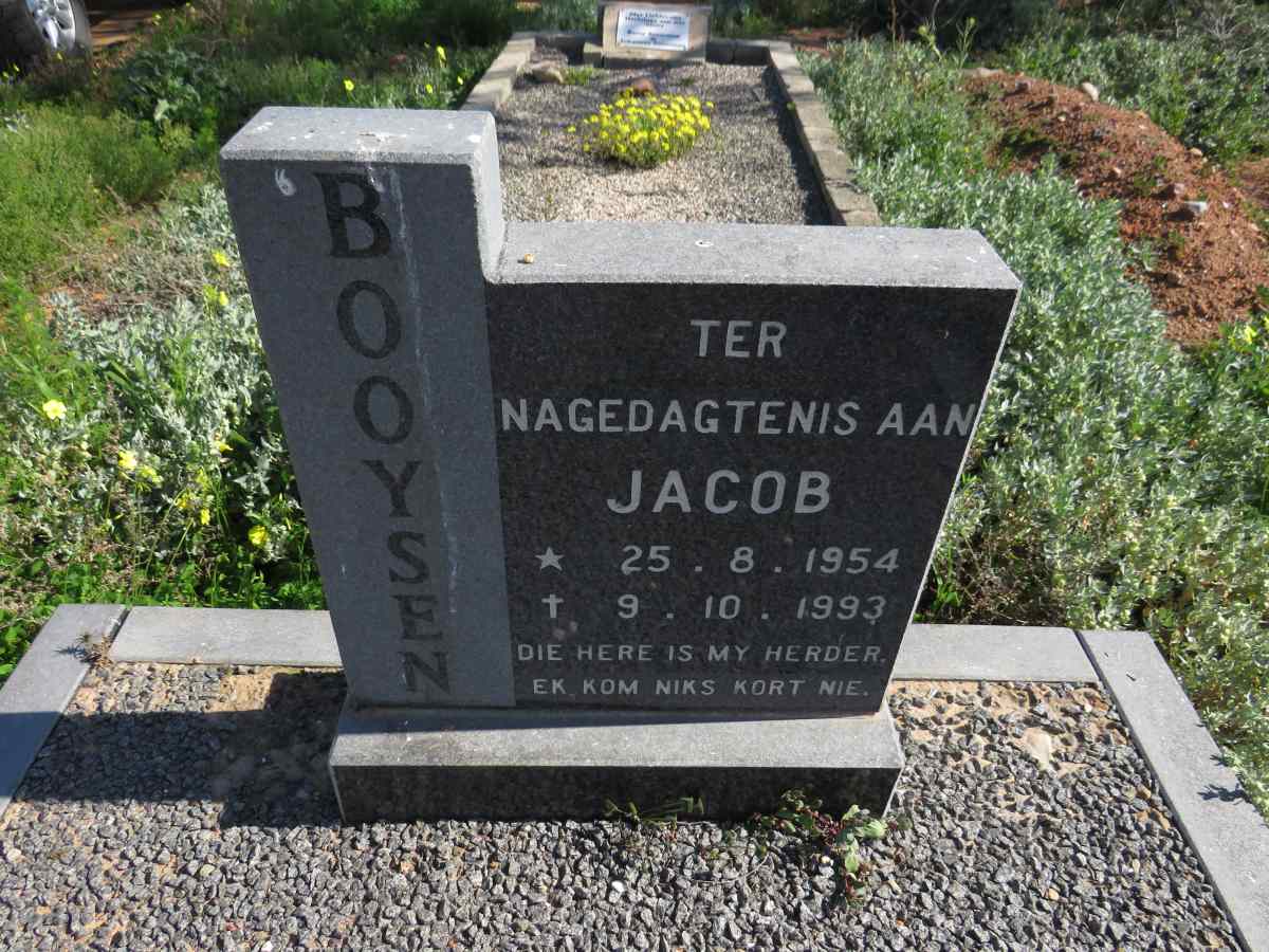 BOOYSEN Jacob 1954-1993