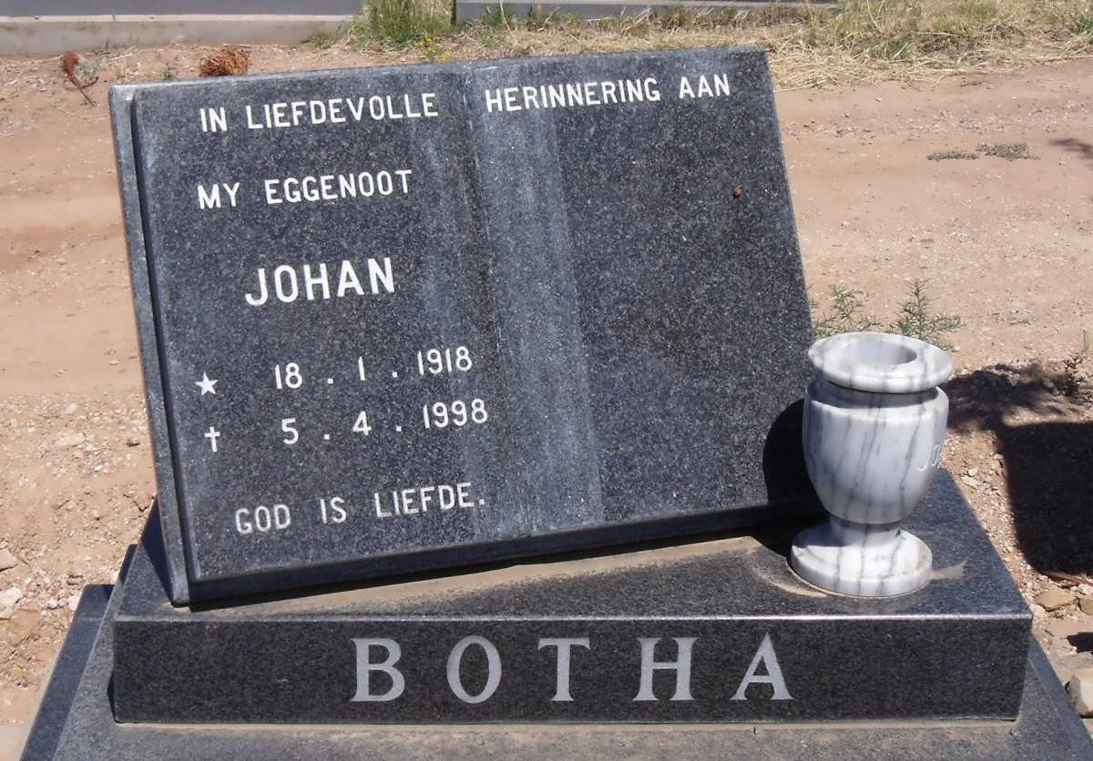 BOTHA Johan 1918-1998