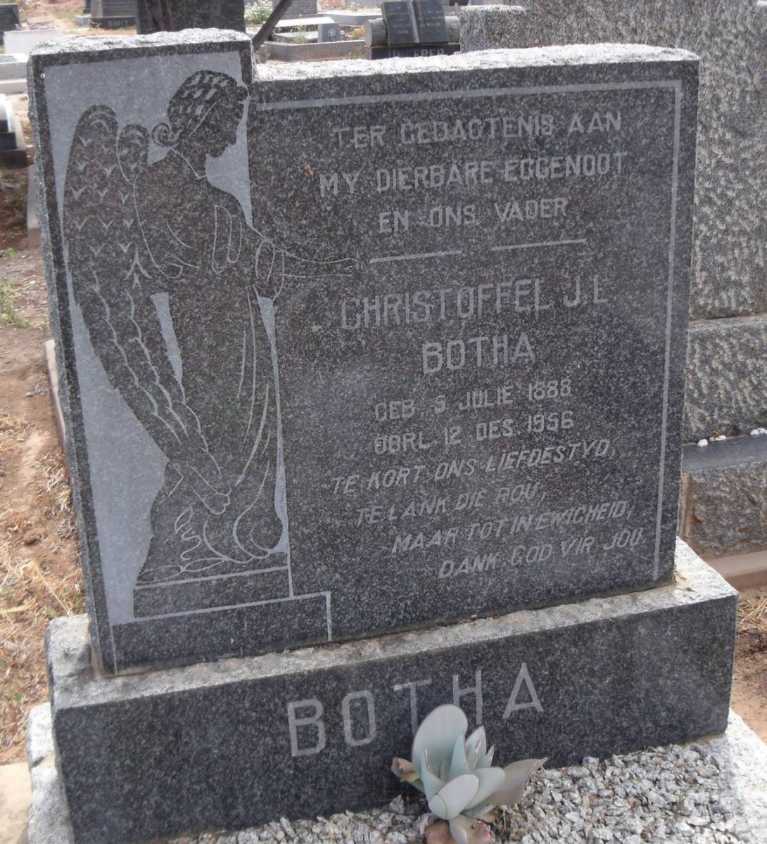 BOTHA Christoffel J.L. 1888-1956