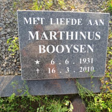 BOOYSEN Marthinus 1931-2010