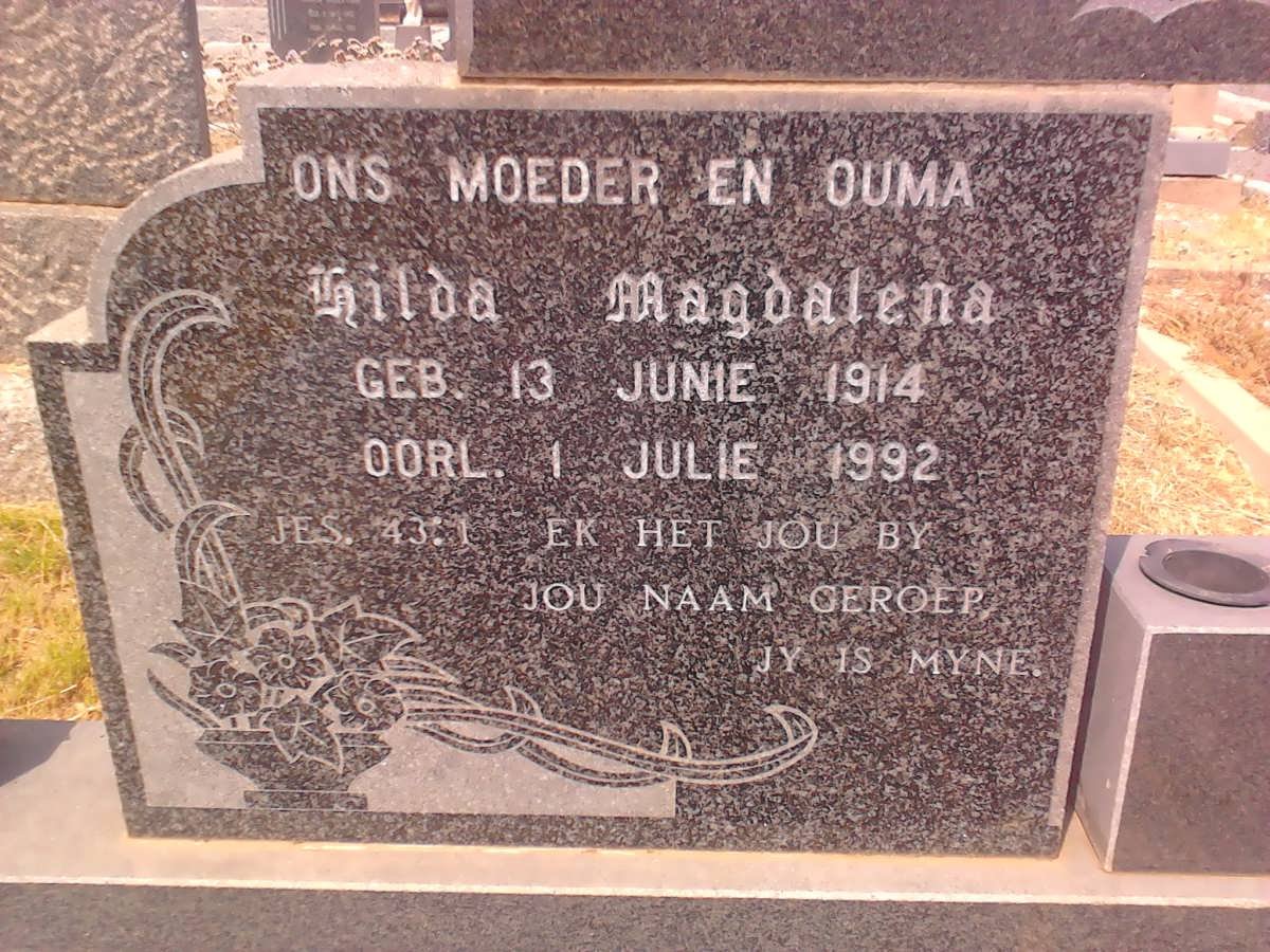 BOTES Hilda Magdalena 1914-1992