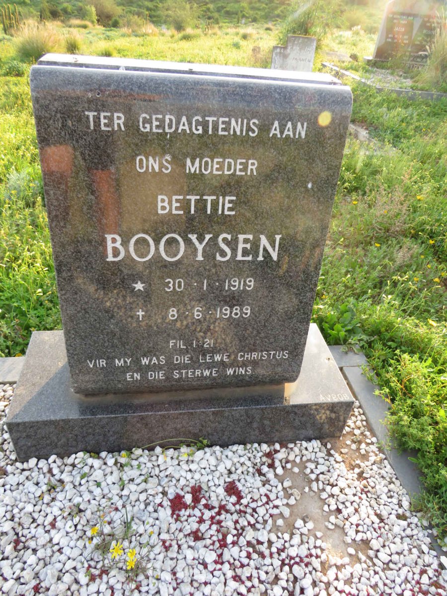 BOOYSEN Bettie 1919-1989
