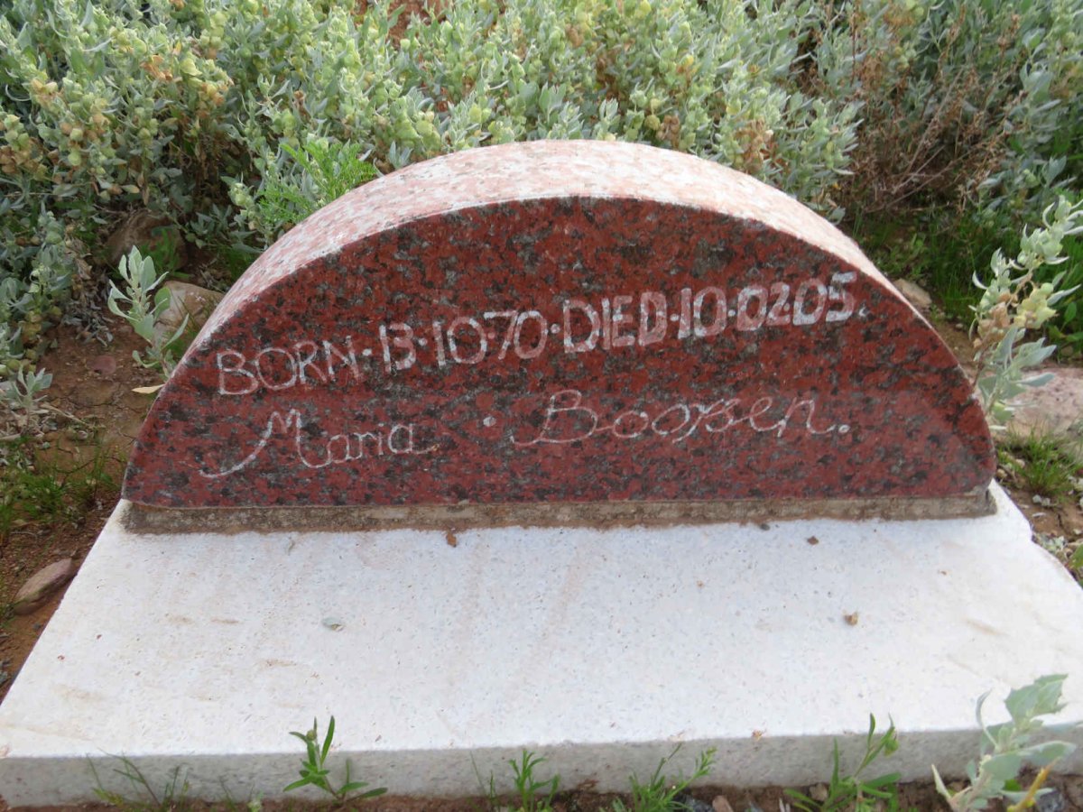 BOOYSEN Maria 1970-2005
