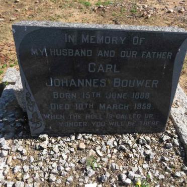 BOUWER Carl Johannes 1888-1959