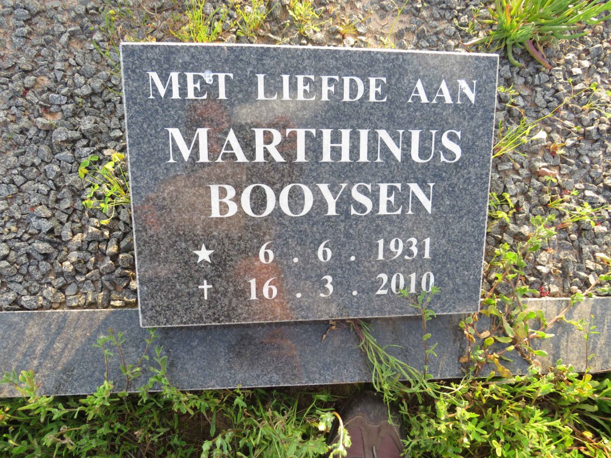 BOOYSEN Marthinus 1931-2010