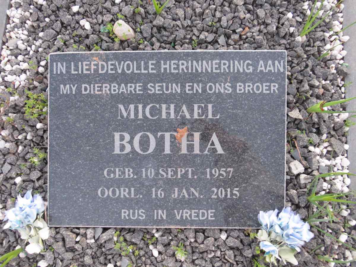 BOTHA Michael 1957-2015