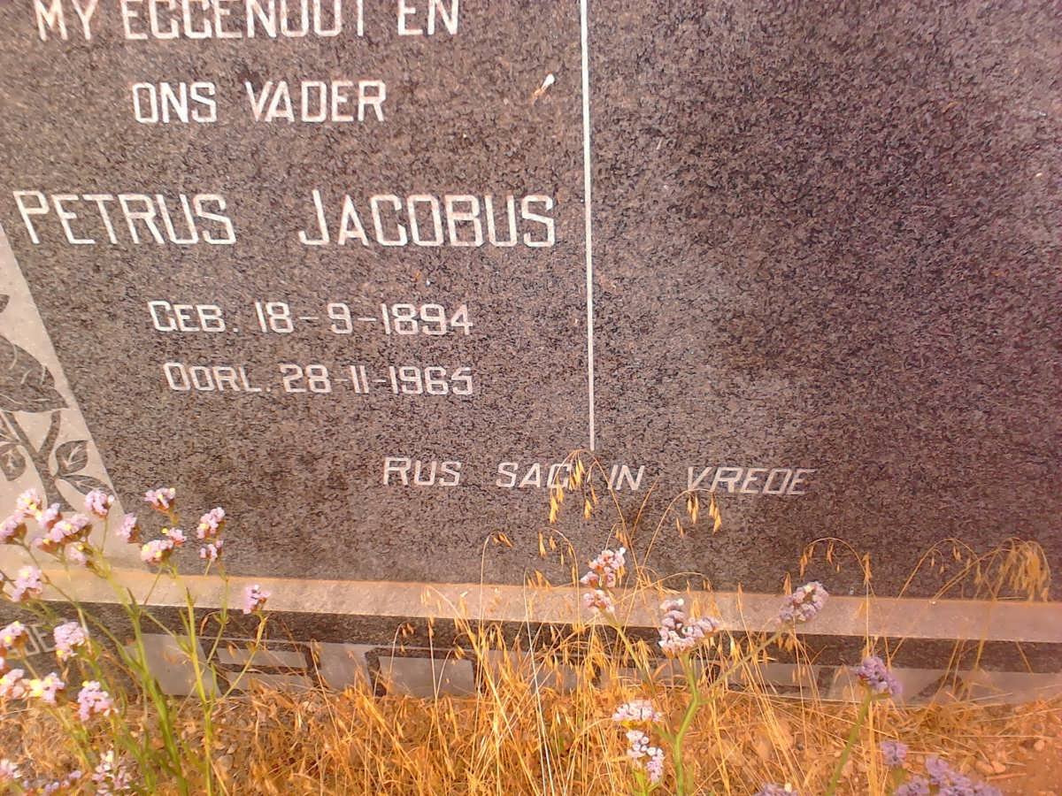 BOTHA Petrus Jacobus 1894-1965