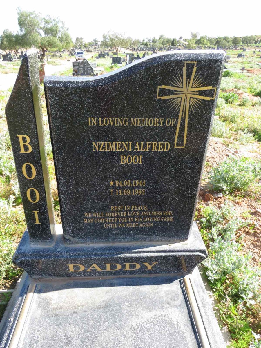 BOOI Nzimeni Alfred 1944-1993