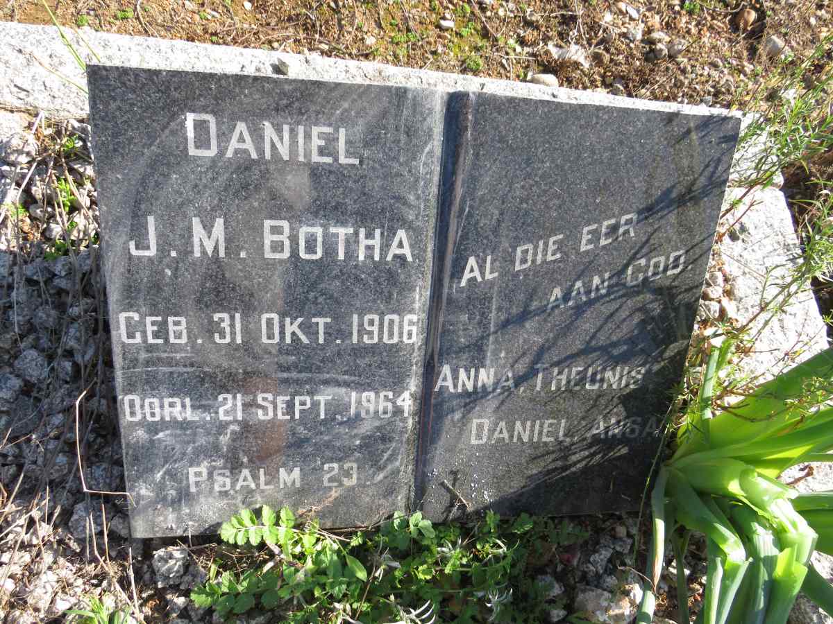 BOTHA Daniel J.M. 1906-1964