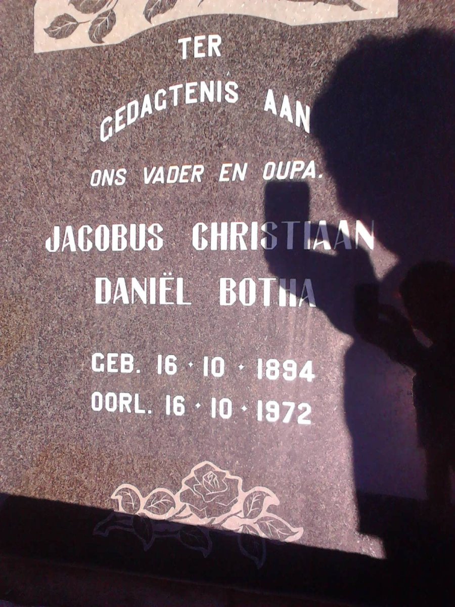 BOTHA Jacobus Christiaan Daniël 1894-1972