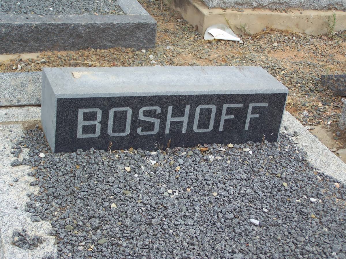 BOSHOFF Martha Margaretha Johanna 1896-1963