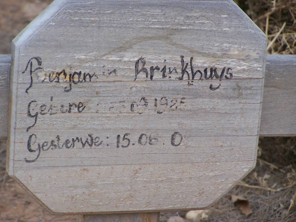 BRINKHUYS Benjamin 1925-200?