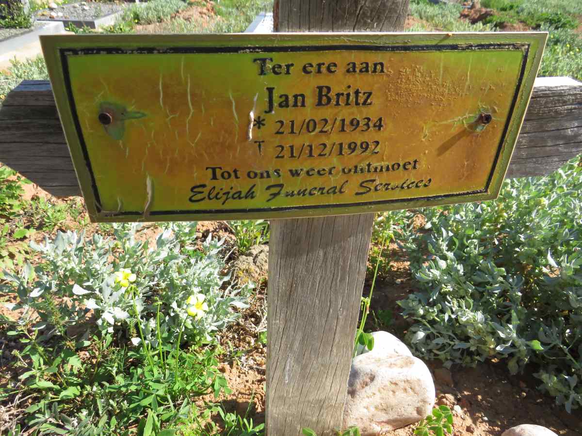 BRITZ Jan 1934-1992
