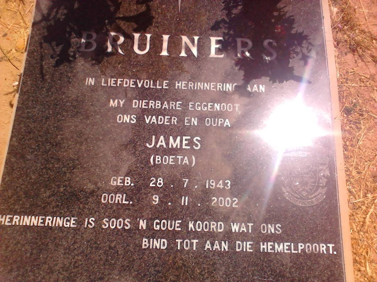 BRUINERS James 1943-2002