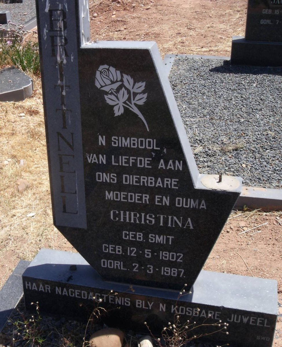 BRITTNELL Christina nee SMIT 1902-1987