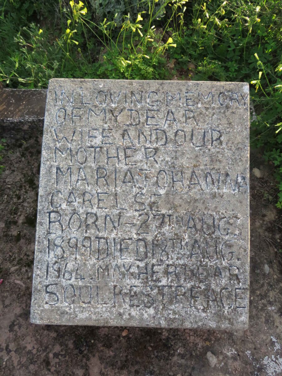 CARELSE Maria Johanna 1899-1964