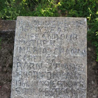 CARELSE Maria Johanna 1899-1964