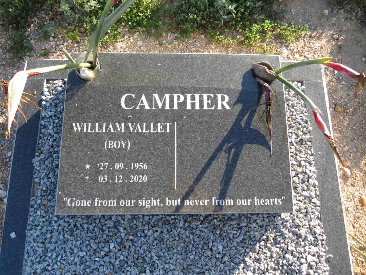 CAMPHER William Vallet 1956-2020