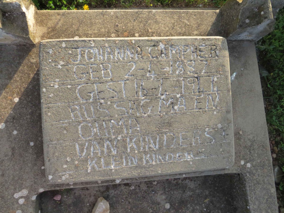 CAMPHER Johanna 1887-1944