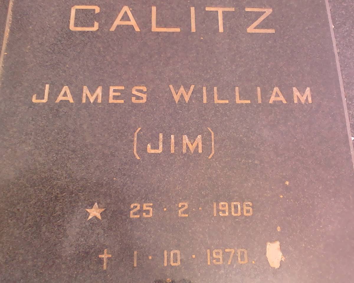CALITZ James William 1906-1970
