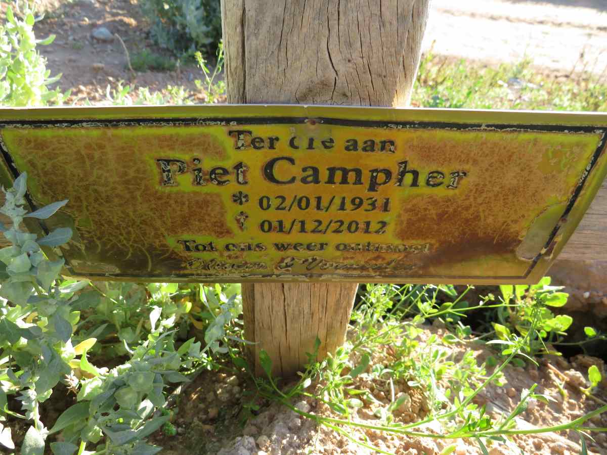 CAMPHER Piet 1931-2012