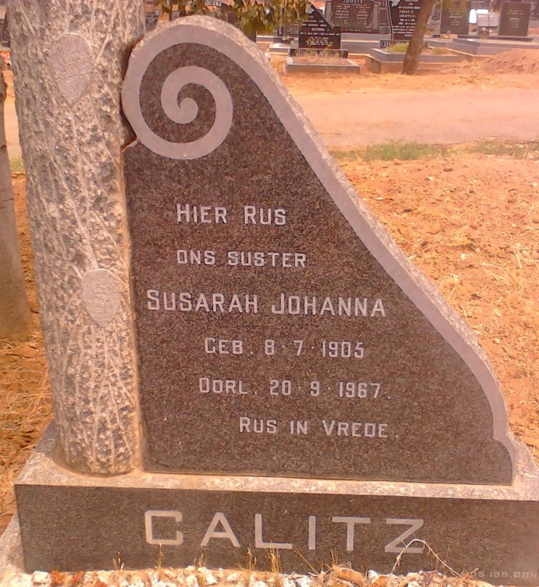 CALITZ Susarah Johanna 1905-1967