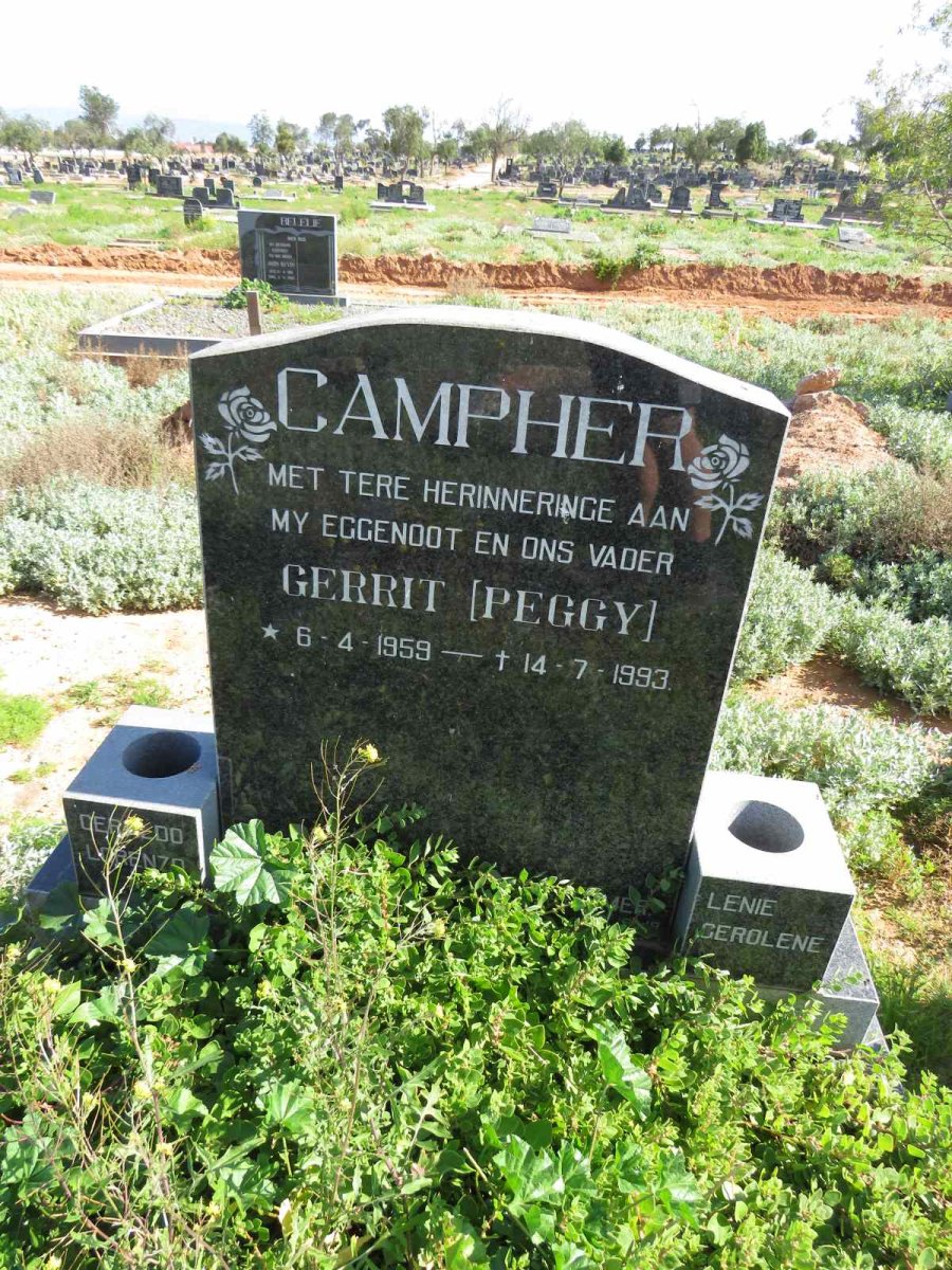 CAMPHER Gerrit 1959-1993