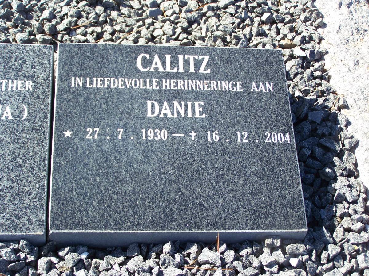 CALITZ Danie 1930-2004