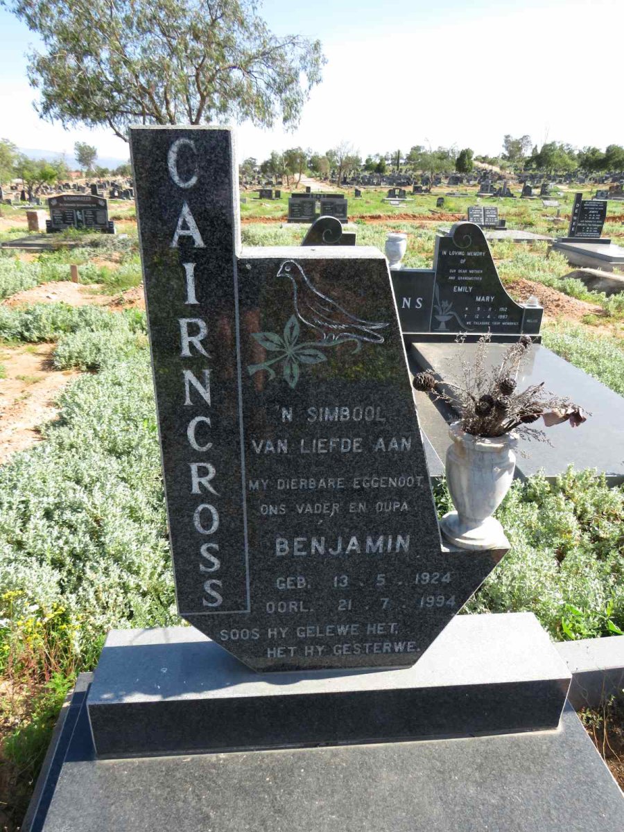 CAIRNCROSS Benjamin 1924-1994