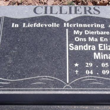 CILLIERS Sandra Elizabeth Mina 1950-2010