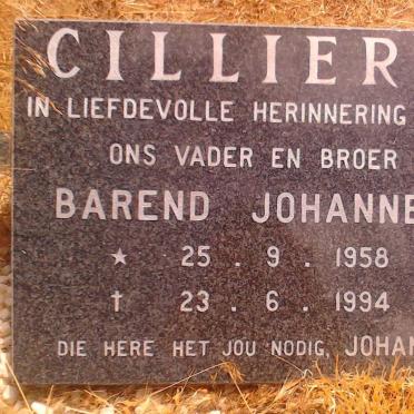 CILLIERS Barend Johannes 1958-1994