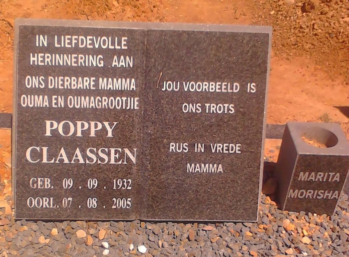 CLAASSEN Poppy 1932-2005