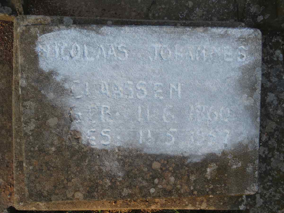 CLAASSEN Nicolaas Johannes 1860-1957