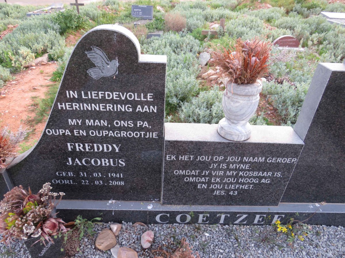 COETZEE Freddy Jacobus 1941-2008