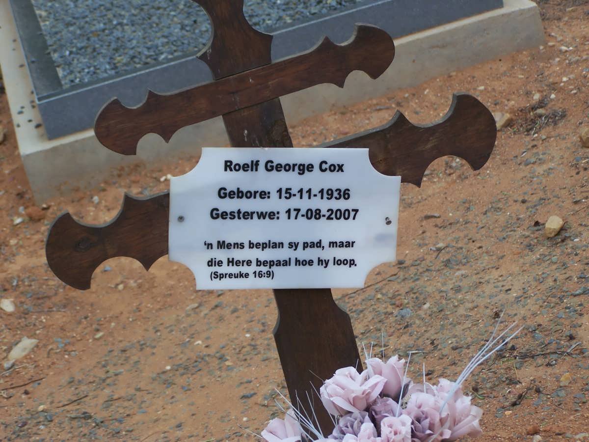 COX Roelf George 1936-2007