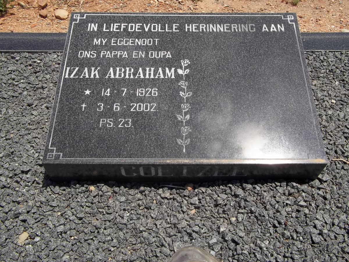 COETZEE Izak Abraham 1926-2002