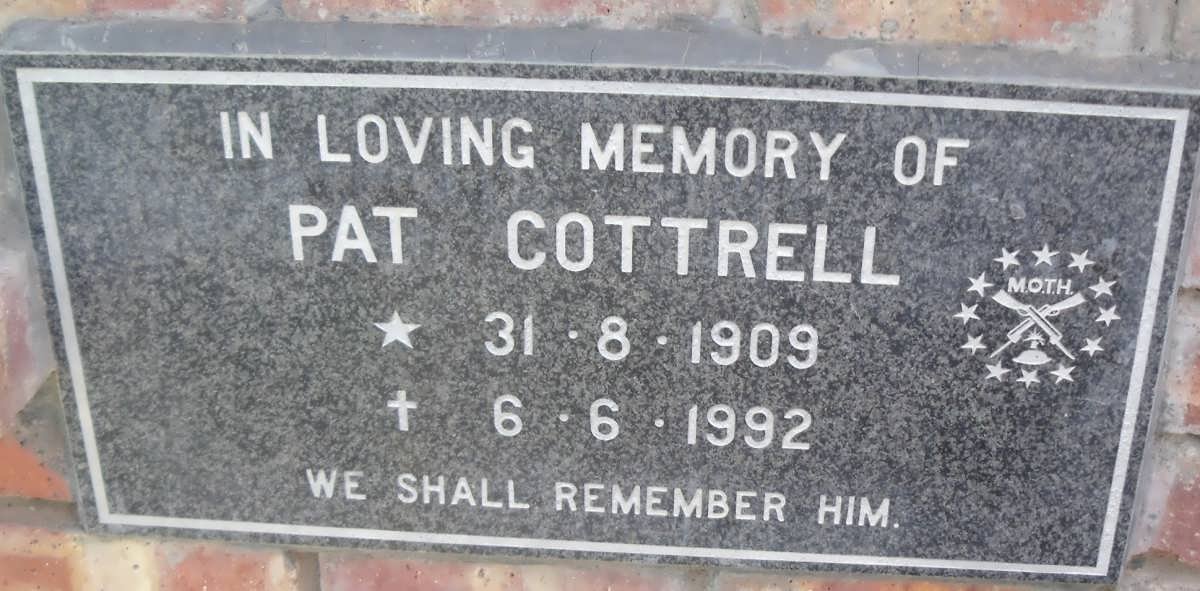 COTTRELL Pat 1909-1992