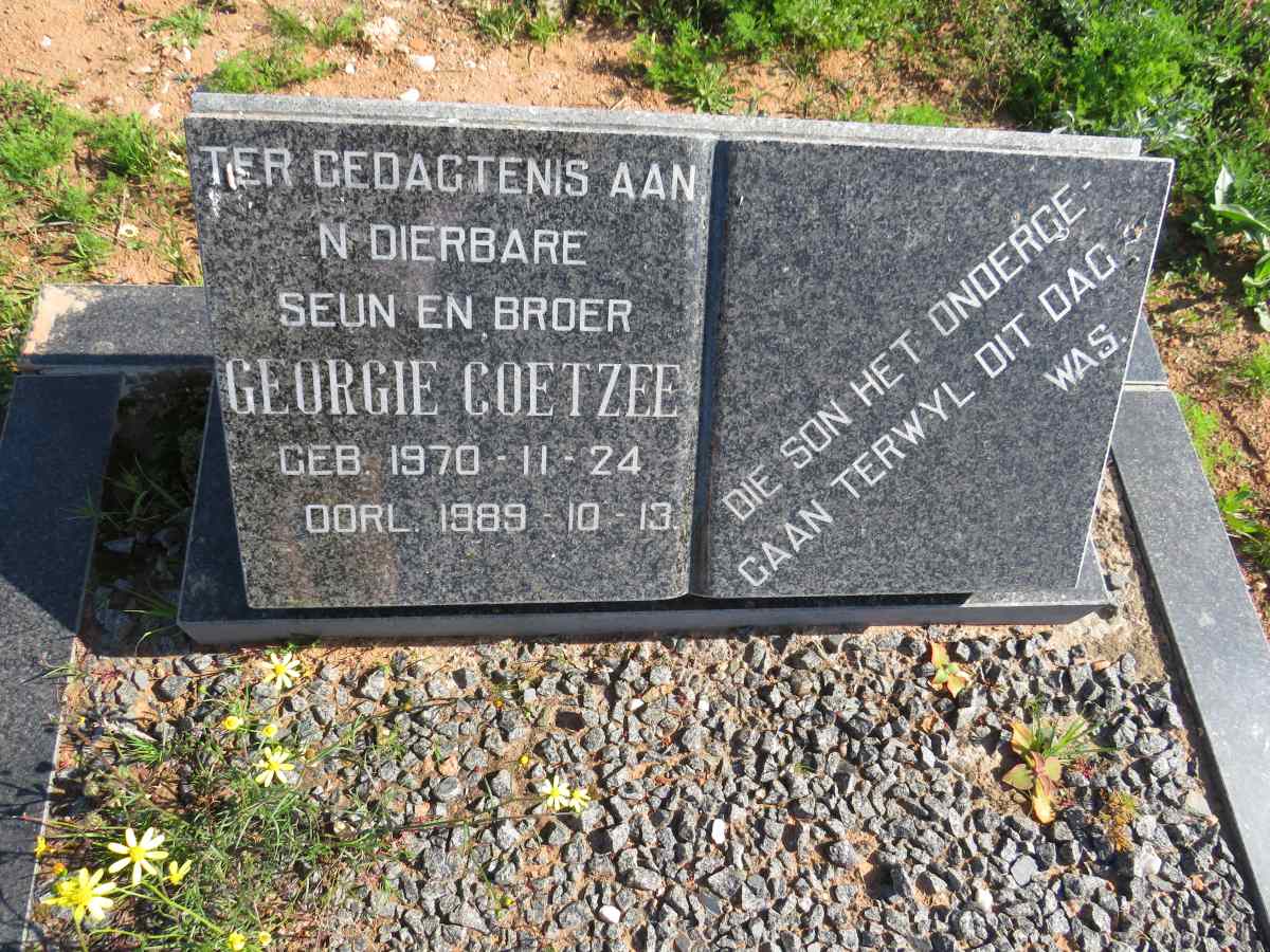 COETZEE Georgie 1970-1989