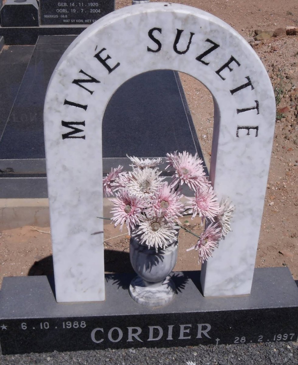 CORDIER Miné Suzette 1988-1997