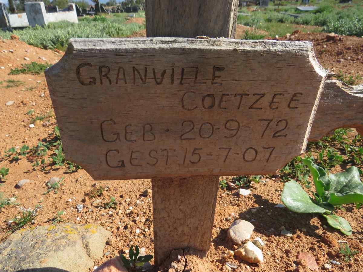 COETZEE Granville 1972-2007