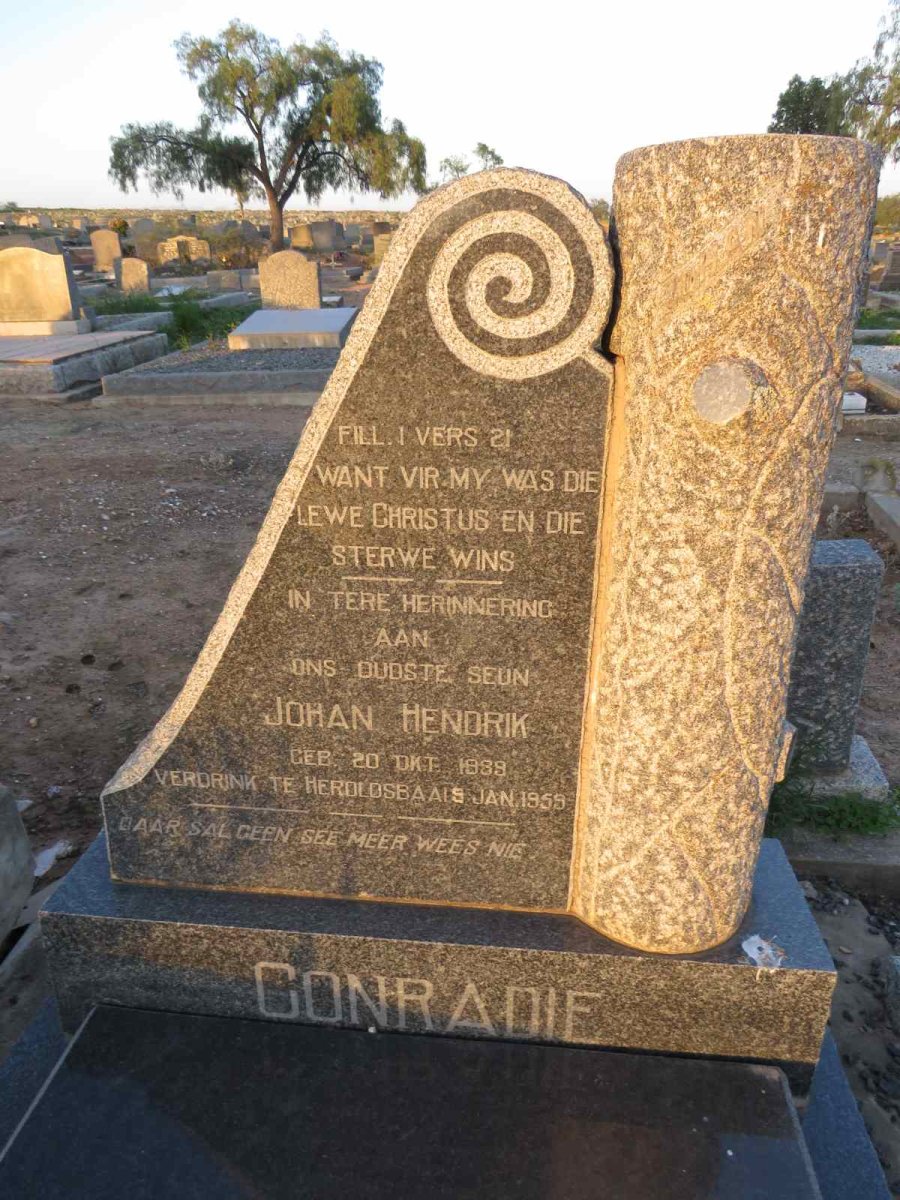 CONRADIE Johan Hendrik 1939-1959
