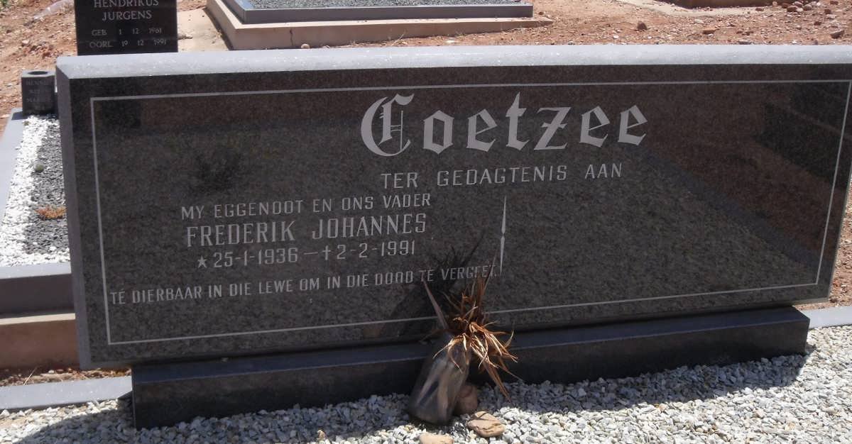COETZEE Frederik Johannes 1936-1991