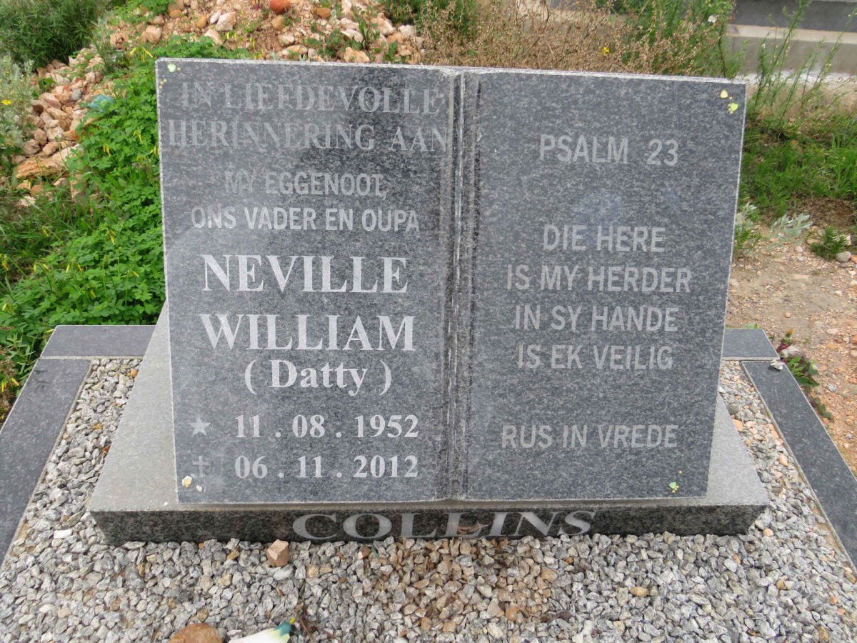 COLLINS Neville William 1952-2012