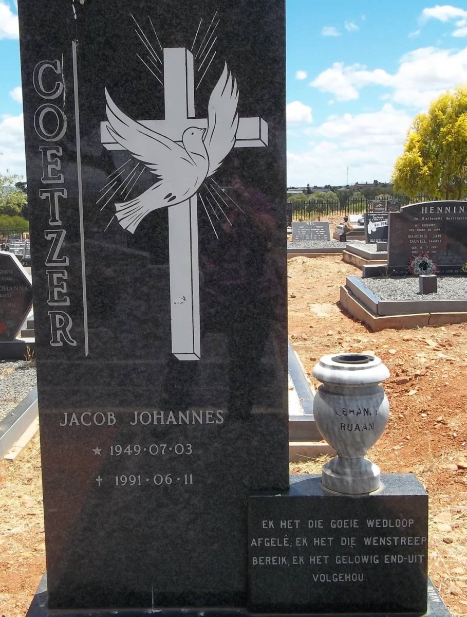 COETZER Jacob Johannes 1949-1991