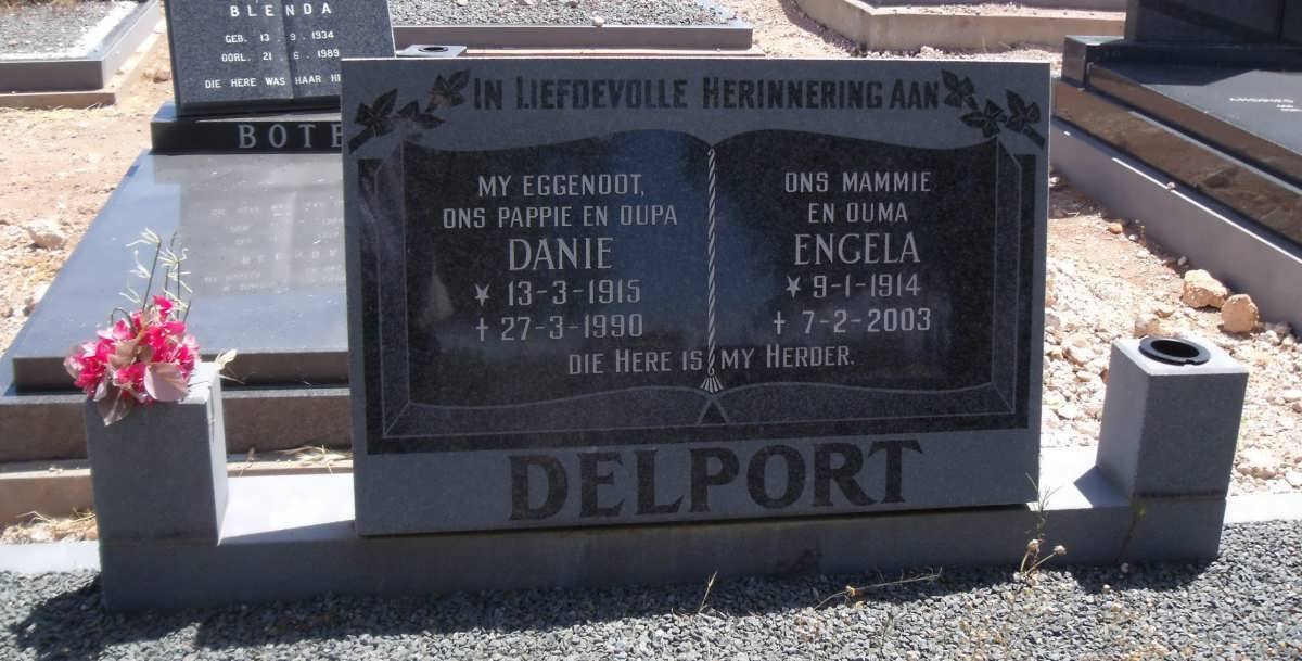 DELPORT Danie 1915-1990 &amp; Engela 1914-2003