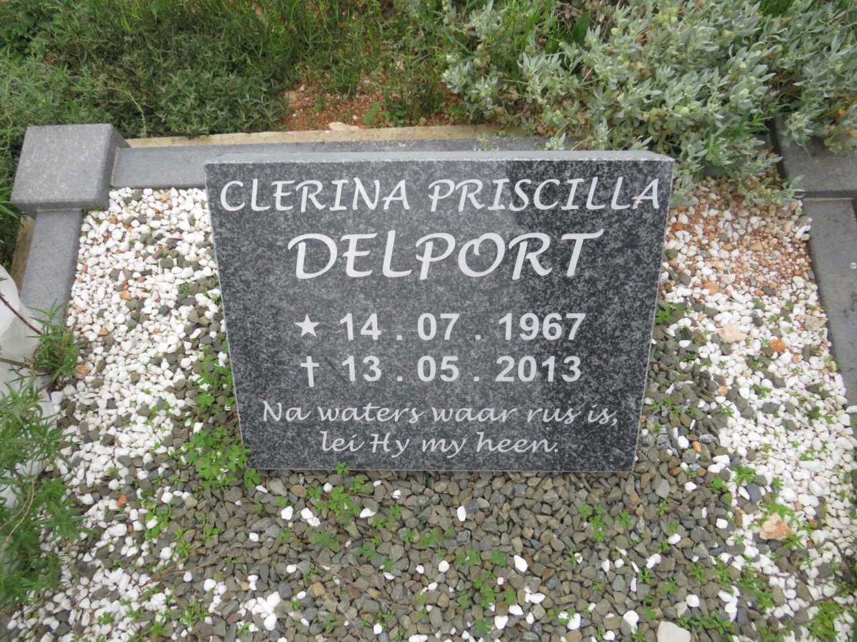 DELPORT Clerina Priscilla 1967-2013