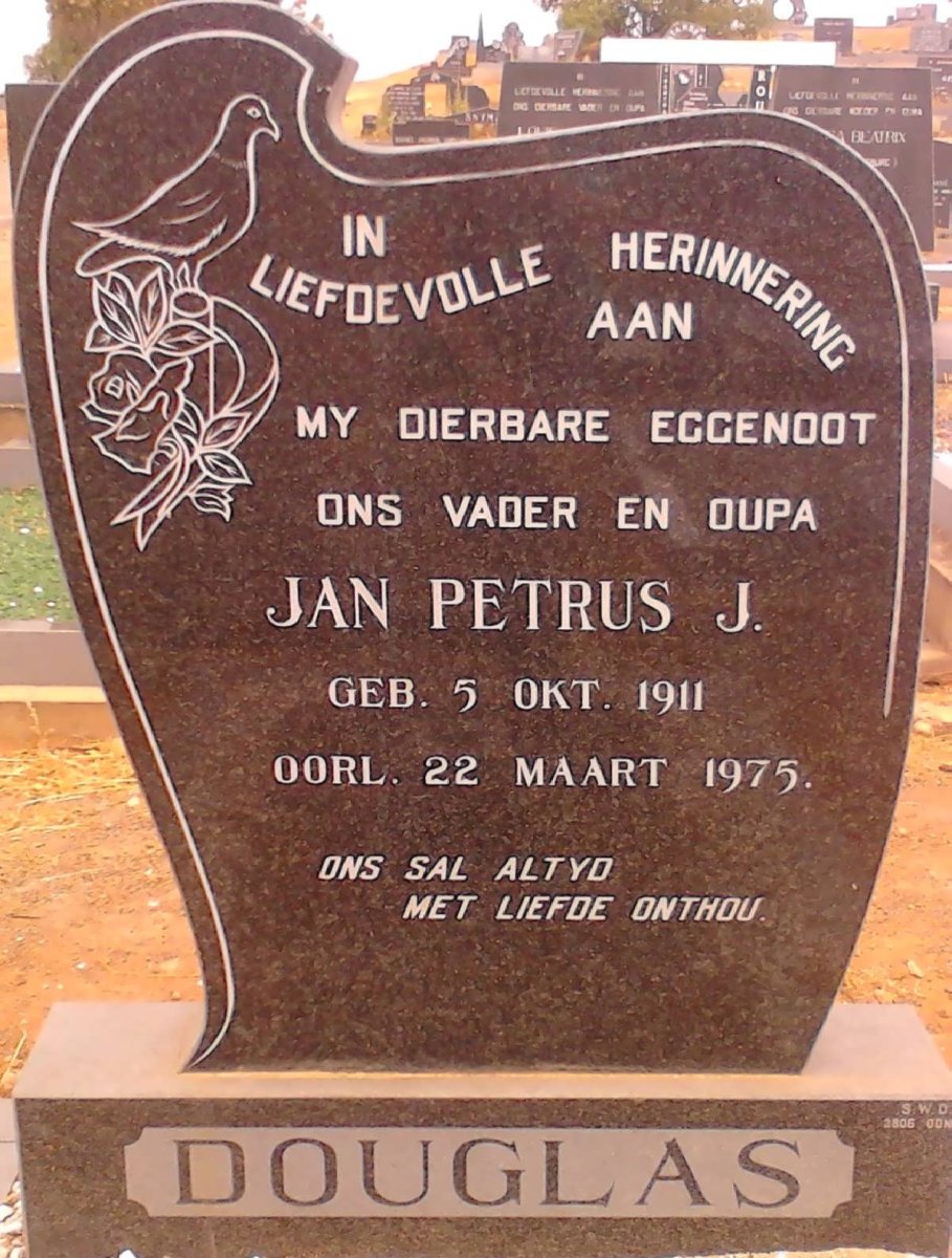 DOUGLAS Jan Petrus J. 1911-1975
