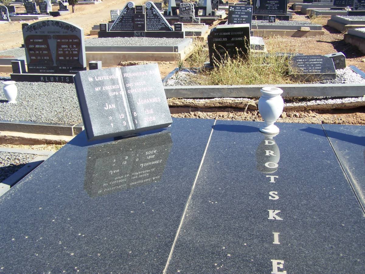DROTSKIE Jan Johannes 1916-2004