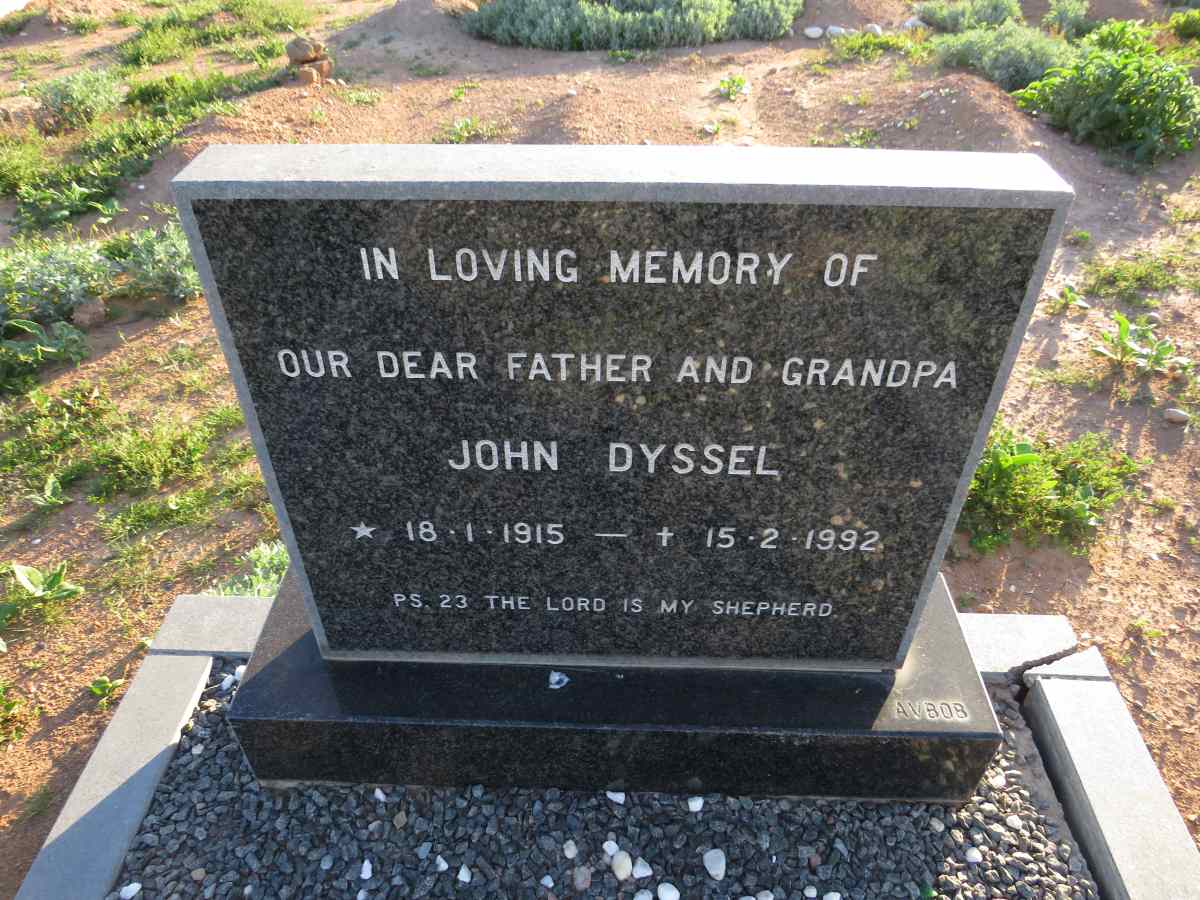 DYSSEL John 1915-1992